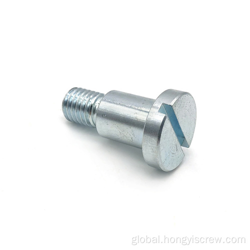 Non-Standard Fasteners Custom Flat Head Slotted Half Threaded Shoulder Screws Supplier